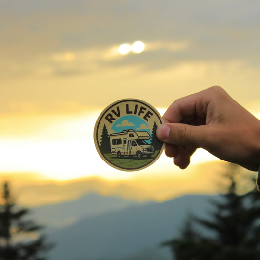 RV Life Daytime Scenic Sticker