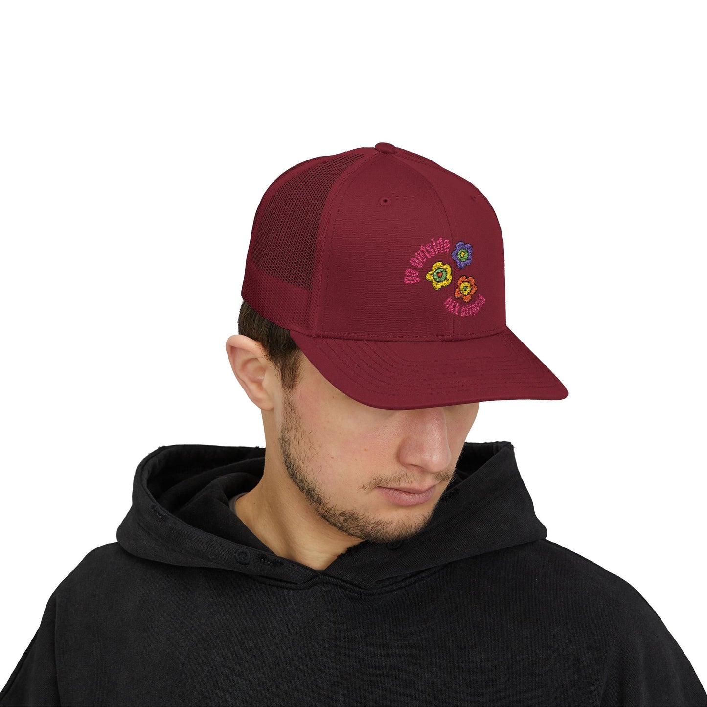 Go Outside - H & K OFFGRID Floral Trucker Hat