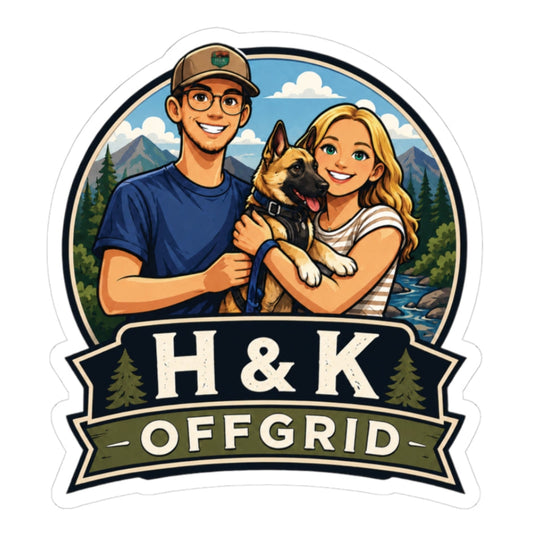 H & K OFFGRID Spring Logo Sticker