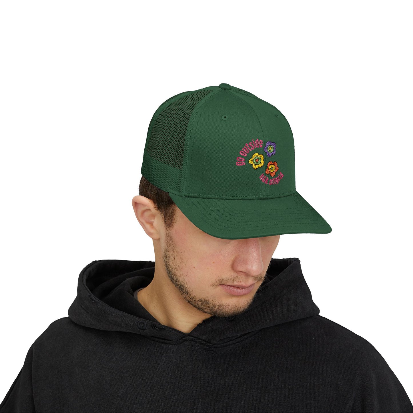Go Outside - H & K OFFGRID Floral Trucker Hat