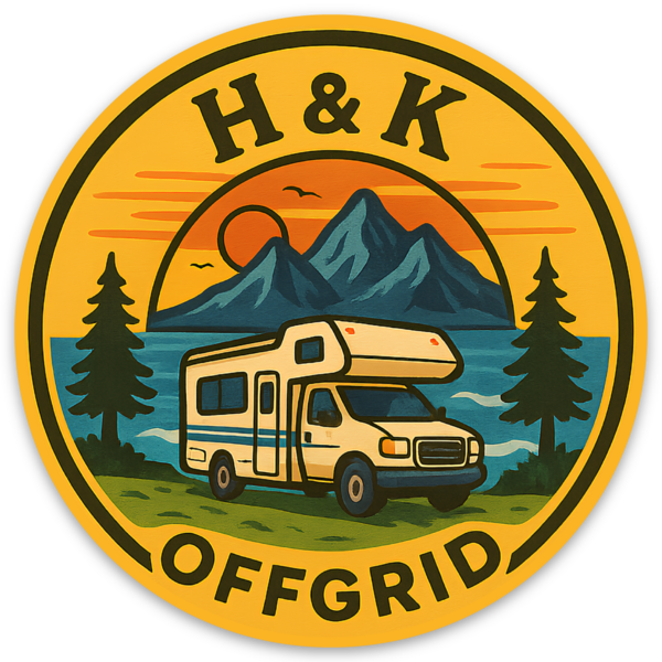 H & K OFFGRID Colorful Logo Sticker