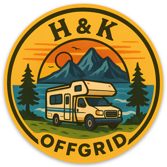 H & K OFFGRID Colorful Logo Sticker
