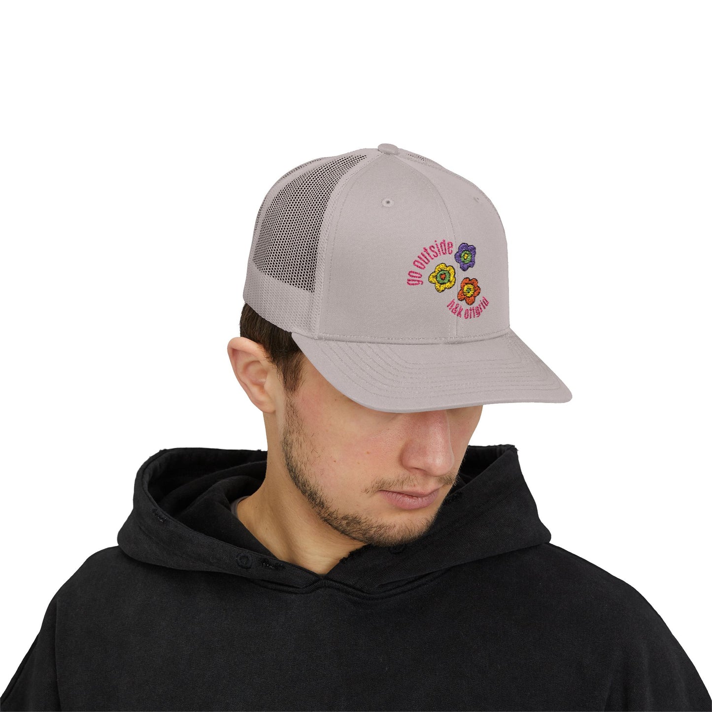 Go Outside - H & K OFFGRID Floral Trucker Hat