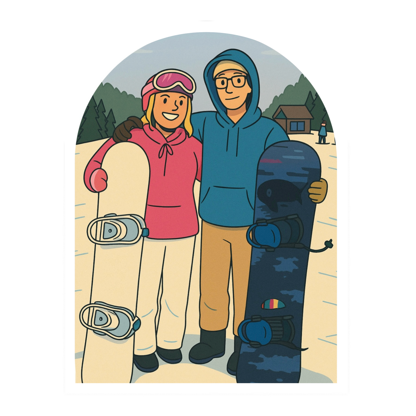 H & K OFFGRID Winter Logo Sticker