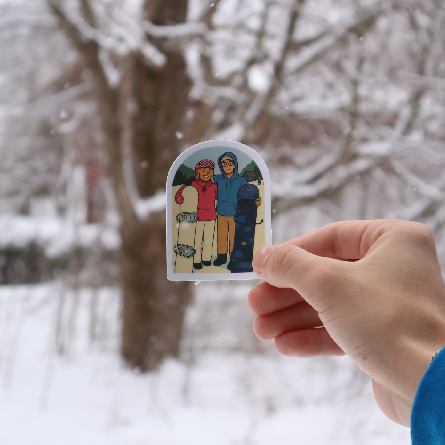 H & K OFFGRID Winter Logo Sticker