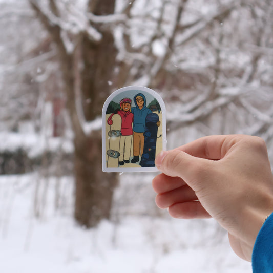 H & K OFFGRID Winter Logo Sticker